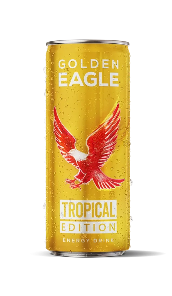Golden Eagle Tropical Energy Drink – 8.4 fl oz Cans (24-Pack)